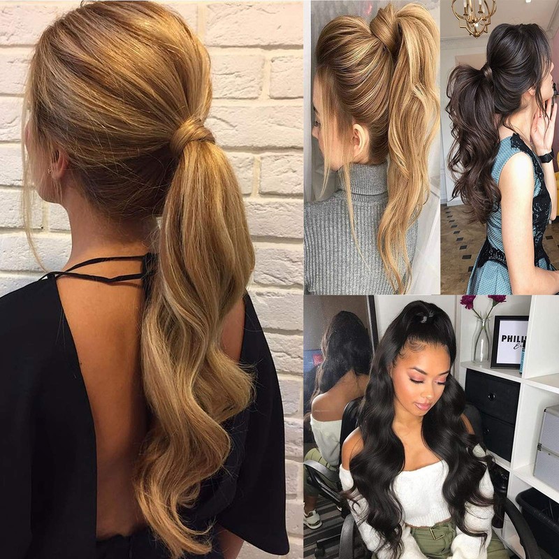 Uleeso Hair Extensions for Women Claw Clip in 24 Inch