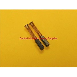 Generic 2 CARBON MOTOR BRUSH SMALL WITH SPRINGS 2 PER PACKAGE 3.8 MM X 4.2 MM X 13.5 MM