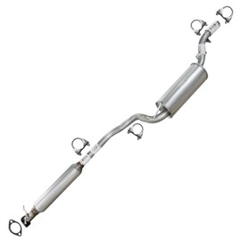 Northeastern Exhaust | Stainless Steel Front Resonator with Muffler and Connector Kit Compatible for Ford Focus 2008-2011 2.0L | Free Clamps and Gasket Included