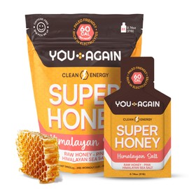 You Again Super Honey Chocolate Packets | Workout Clean Energy Gel Packs | Cycling, Endurance, Running Gel or Energy Snack | Paleo & Carnivore Snack | Gluten-Free | Made in USA | 8 Count