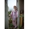 Japanese Anime Women's Long Kimono Robe Fancy Dress Hand Held
