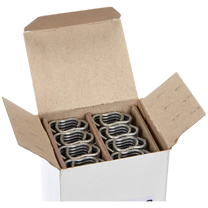 Alberts 531188 Wire Clips Galvanised Width 22 mm Set of