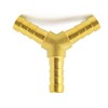 Metaland Brass 5/8" Hose Barb 3 Way Wye Y Shape