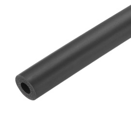 QUARKZMAN Pipe Insulation Foam Pipe Insulation 12 mm (1/2 Inch) ID 28 mm OD 24 Inch Heat Protection for Frost Protection, Handle Insulation, Black