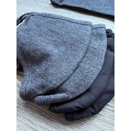 Nordstrom 4pc Nordstrom Washable Adult Mask Adjustable Strings With Filter Pocket+Pouch