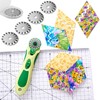 Mesee 5Pcs Pinking Rotary Cutter Blades 28mm Wave Rotary Blade