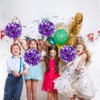 Cheerleading Pom with Handle Bulk Metallic Foil Plastic 4PCS Poms
