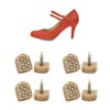 Sourcingmap Plastic Shoes High Heel Tips for Women 1.8 x