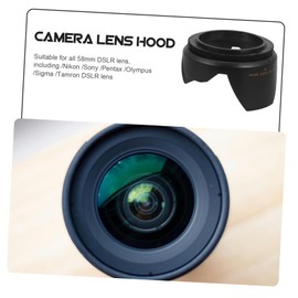 Gatuida 3pcs Camera Lens Hood Hard Protects Against Glare and Lens Flare Compatible More Easy Installation and Storage