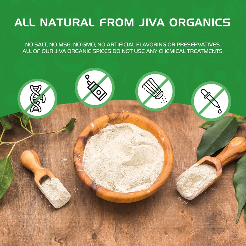 Jiva Organics Organic Shatavari Powder 14 Ounce Bulk Bag -