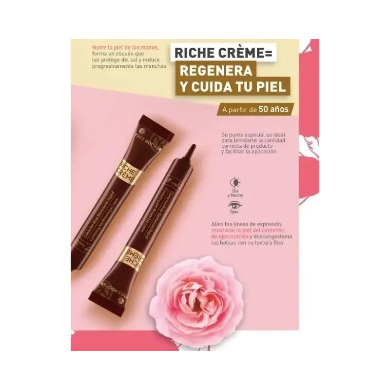 Crema Antiarrugas Contorno De Ojos Riche Creme Yves Rocher Tipo