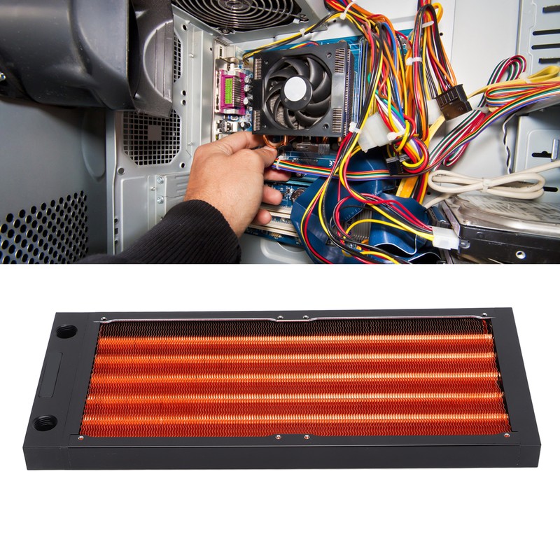 CPU Liquid Cooler High Durability Multiple Pipes Stable Performance Water