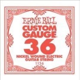 Ernie Ball: 1136 Custom Gauge .036 Nickel Wound Electric Guitar String