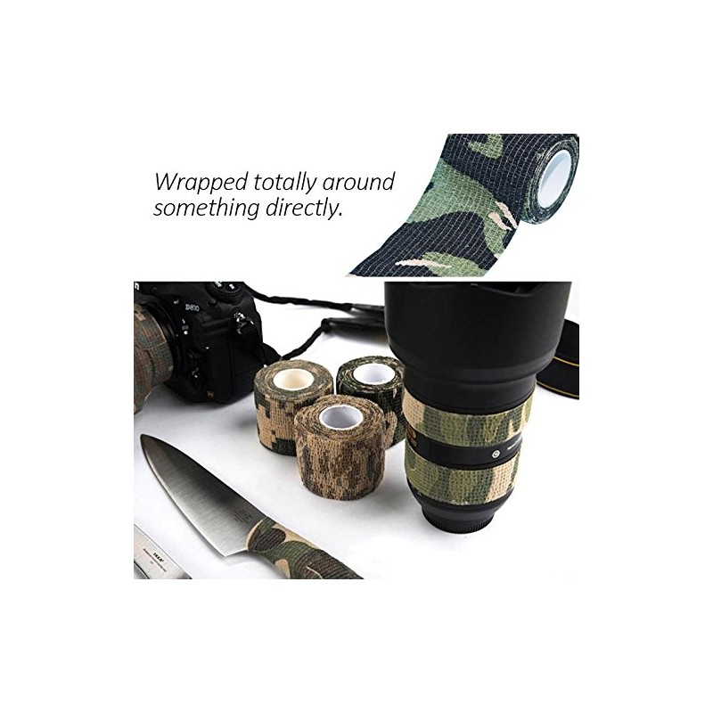 TINTON LIFE 8 Rolls 2" x 15' Outdoor Military Protective