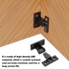 10 Pcs Push-in Plinth Fasteners, ABS Press Fit Panel Clips,