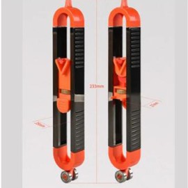 Vokowin 8PCS Durable Adjustable Contour Gauge Multi Functional for Home Improvement and Professional Workers for Lnstall Tile Lay Laminate Cut Carpet Dimensions Tools Laminate Flooring Tools (K404-2)