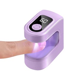 Small Nail Lamp - Fingernail Curing Dryer USB Charging,2 Timing Modes Portable Curing UV Nail Light for Manicure Salon Practice Home Travel