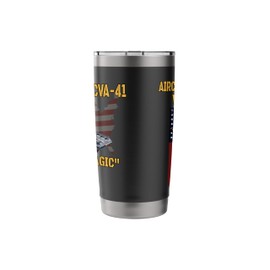 Aircraft Carrier USS Midway CVA-41 Veterans Day Father's Day Stainless Steel Insulated Tumbler