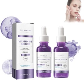 Mikabila (04)30ml*2 Niacinamid Gesichtsserum,B3 Dark Spot Corrector und Gesichtsserum mit Niacinamid,Poren Verfeinern Gesichtsserum für dunkle Flecken und Pickel,Anti-Wrinkle Gesichtspflegeserum