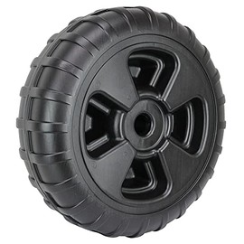 Extreme Max 3005.3729 24" Heavy-Duty Plastic Roll-In Dock / Boat Lift Wheel , Black