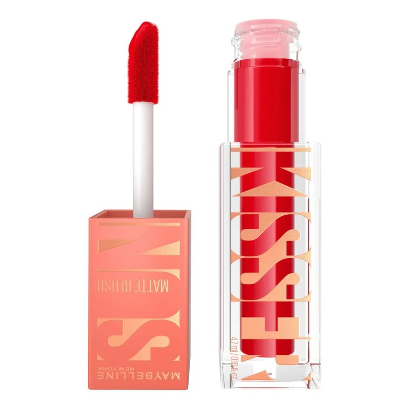 Maybelline Blush mate líquido Sunkisser, 4.7ml, fórmula con Vitamina E,