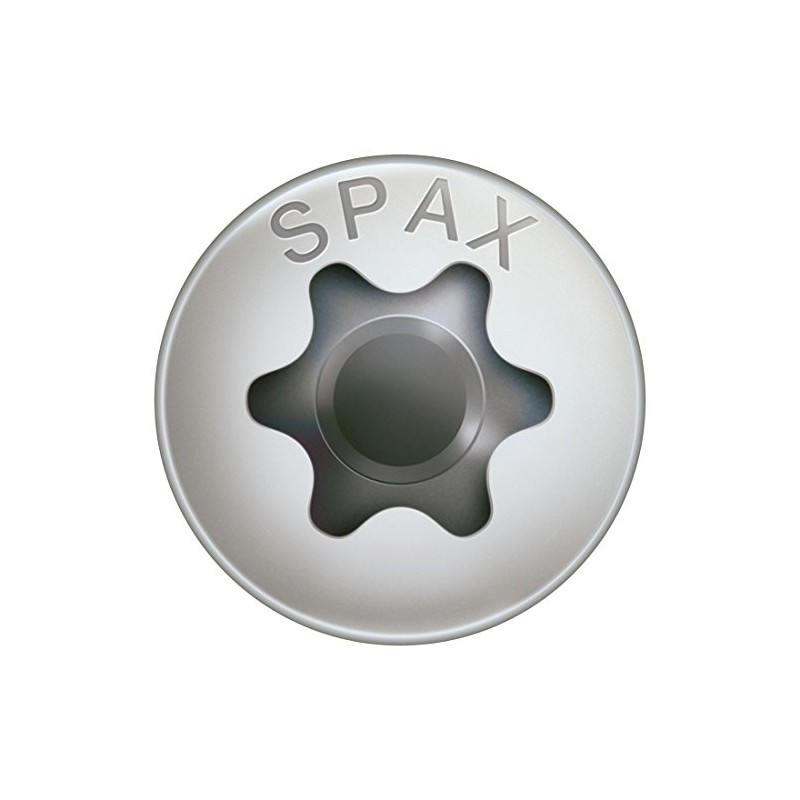 SPAX Screw Head Lentils T-STAR Plus, Stainless A2, Fully Threaded,