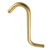 Kingston Brass K159A7 10-Inch S-Shape Shower Arm in Brushed Brass