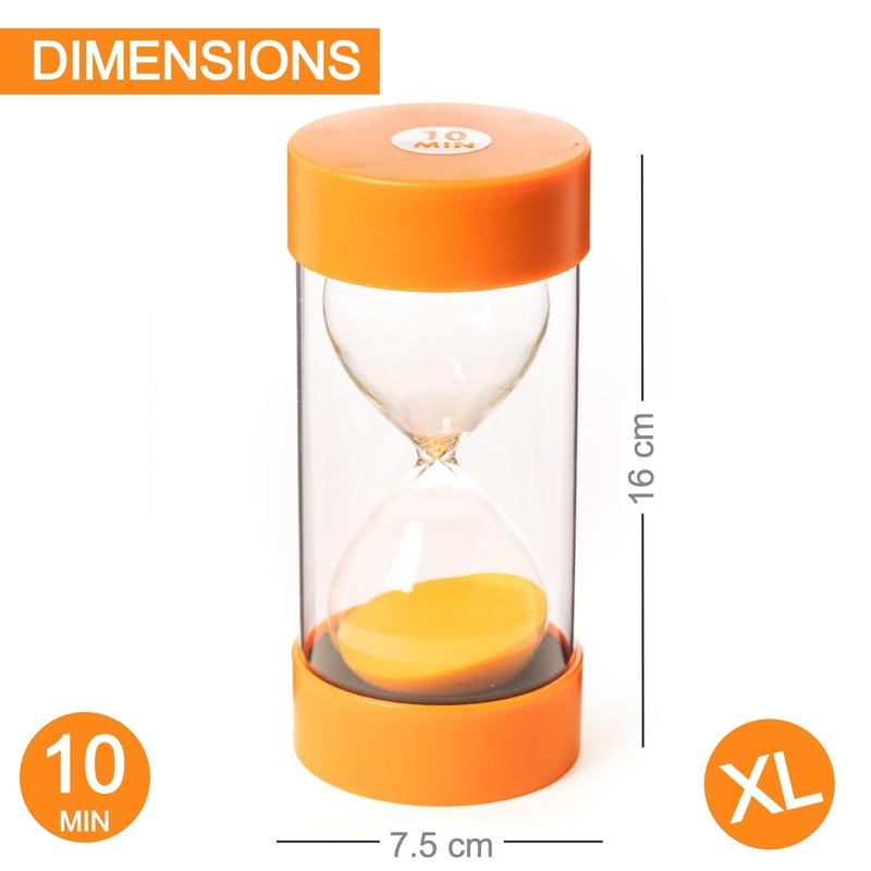 Jumbo Sand Timer for Kids - Colourful and Attractive -