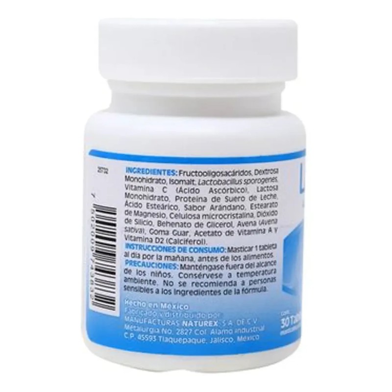 Suplemento Alimenticio Lactiv Sp Masticables 30 Tabletas