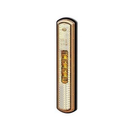 HELLA 2PS 013 301-241 Side Marker Light - Shapeline Tech - LED - 12/24V - Bolted - Lens Colour: Yellow - Cable: 500mm - left/right