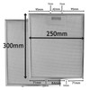 SPARES2GO Metal Mesh Filter for Rangemaster Cooker Hood Kitchen Extractor
