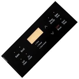 Replacement 316419145, Oven Control Overlay for Frigidaire,AP6248313, PS12114511,4582995 Range 10 Button Clock Overlay