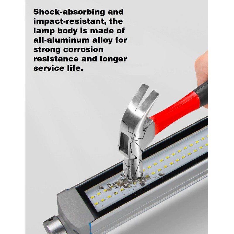 XUNDE Industrial/Machine LED Tube Light, 20W 110-220V IP67 Explosion Proof