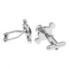 Faucet Cufflinks Hot Cold Taps for Plumber Plumbers Cuff Links