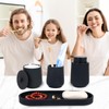 Black Bathroom Accessories Set - 4 Pcs Bathroom Accessory Sets