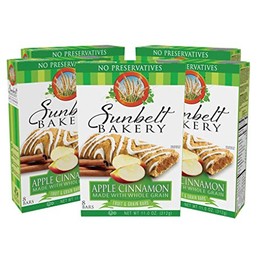 Sunbelt Bakery's Apple Cinnamon Fruit & Grain Bars, 5 Boxes, No Preservatives (40 Bars)