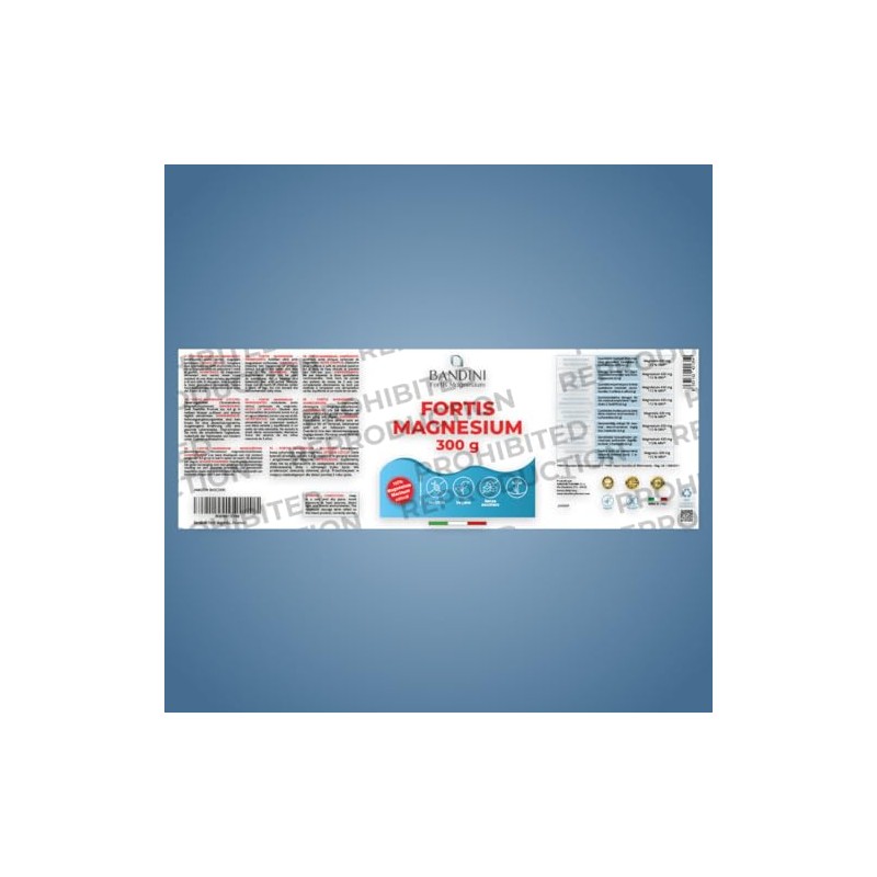 Bandini® Fortis Magnesium 300gr Vegan - Complete Mag Powder
