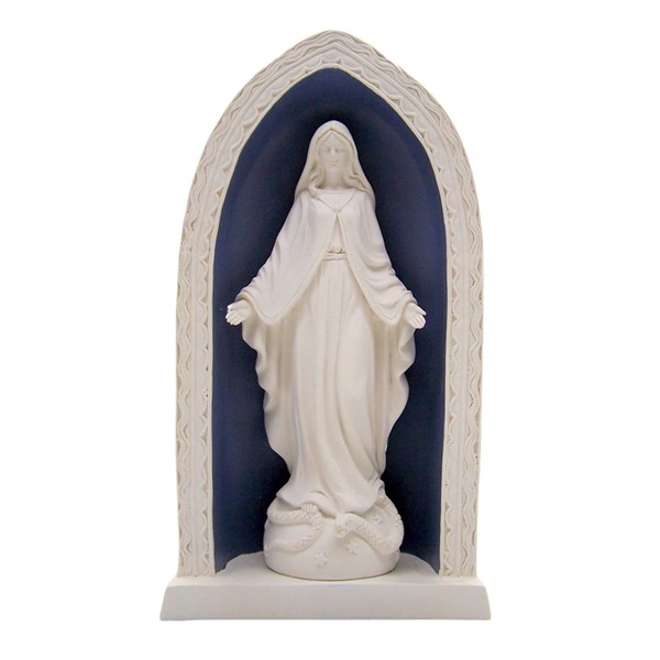 Roman 21657 Della Robbia Our Lady of Grace Statue, 10.25-inch