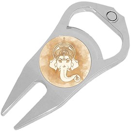 NewCharms Religious Elephant Golf Ball Marker Divot Repair Tool Bottle Opener