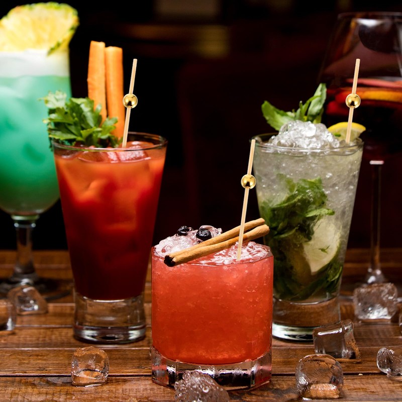 Kifmurase 1000 Pcs Cocktail Picks Fancy Toothpicks for Appetizers, 4.7