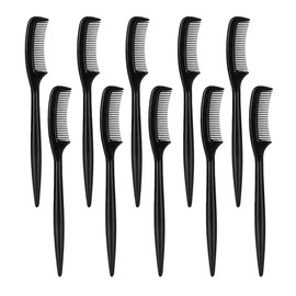 zalati Eyelash Comb 10pcs Plastic Mini Eyebrow Tool for Extension Trimming Grooming