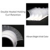 EMEDA White Eyelash Extension Flat Eyelashes Colourful White Light Eyelash