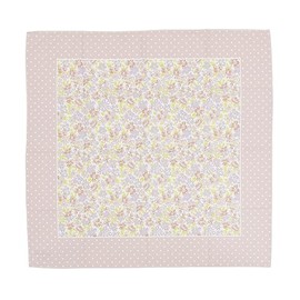 Friends Hill IS-260-162 Cool Scarf, Flower Breeze, Pink, 20.9 x 21.9 inches (53 x 53 cm), Heatstroke Prevention, Cool, Cool