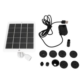 3W 5V Solar Water Fountain Pump 120L/H Landscape Garden Solar Water Pump for Outdoor Pond