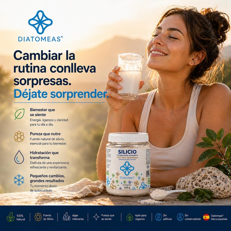 100% Oral Silicio Tierras de - Suitable for those looking