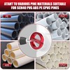 PVC Pipe Reamer Kit, Plastic Pipe Fitting Reamer Tool for
