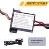 DREAMIZER Saddlebag Luggage Tail Light LED Rear Lamp Compatible with
