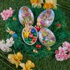 com-four® 3 x Easter eggs for filling, colourful filling eggs
