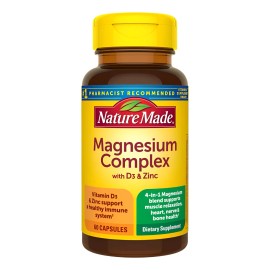 Complejo De Magnesio Apoyo Muscular Y Inmunológico 60 Uds Sin Sabor