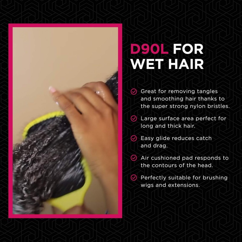 トリコインダストリーズ デンマン ディタングルブラシ D90L ヘアブラシ 1本